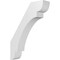 Ekena Millwork 5 1/2-in. W x 22-in. D x 30-in. H Olympic Architectural Grade PVC Knee Brace BRCP055X22X30OLY - alternate 1